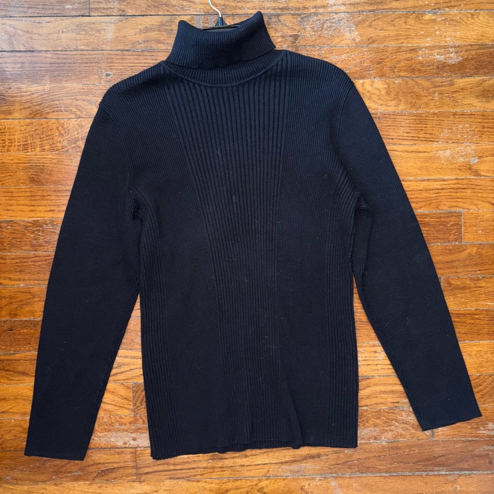 Jones New York Sport Woman Ribbed Turtle Neck Sweater Size 2XL